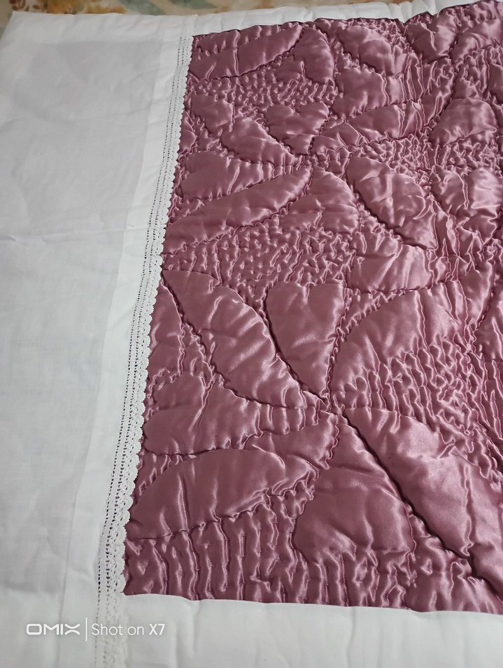 saten kumaş pamuk yorgan - Görsel 2