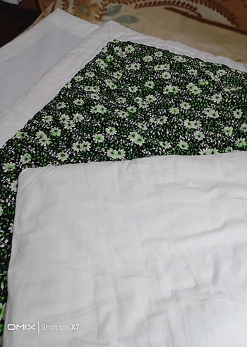 Çocuklar için Yeşil Çiçek Desenli yorgan - Görsel 3