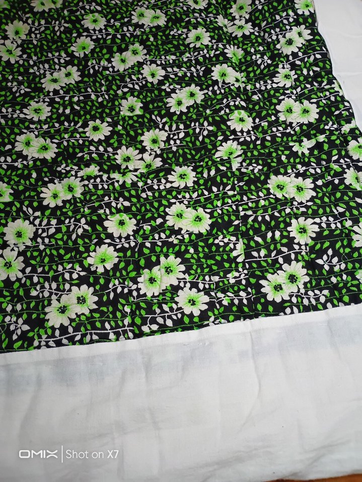 Çocuklar için Yeşil Çiçek Desenli yorgan - Görsel 2