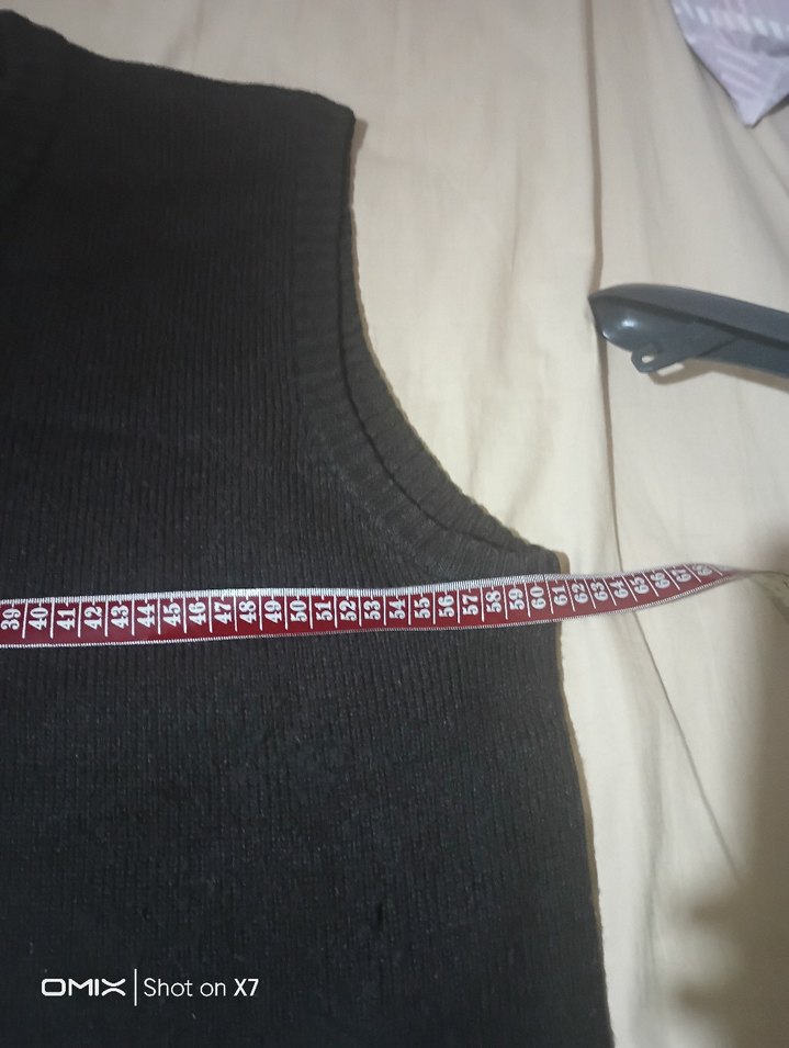 kahverengi Örgü erkek Yün süveter - Görsel 3