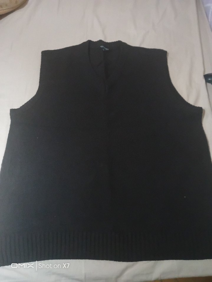 kahverengi Örgü erkek Yün süveter - Görsel 2