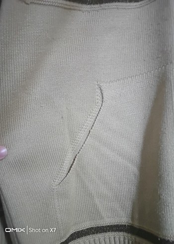 Erkek Örgü Hırka Fermuarlı Kahverengi - Görsel 3