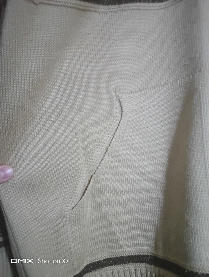 Erkek Örgü Hırka Fermuarlı Kahverengi - Görsel 3