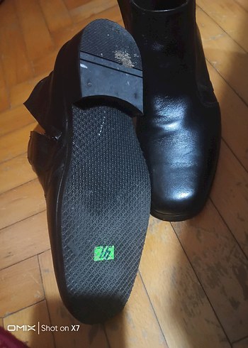 Erkek Siyah Deri Klasik Bot - Görsel 6