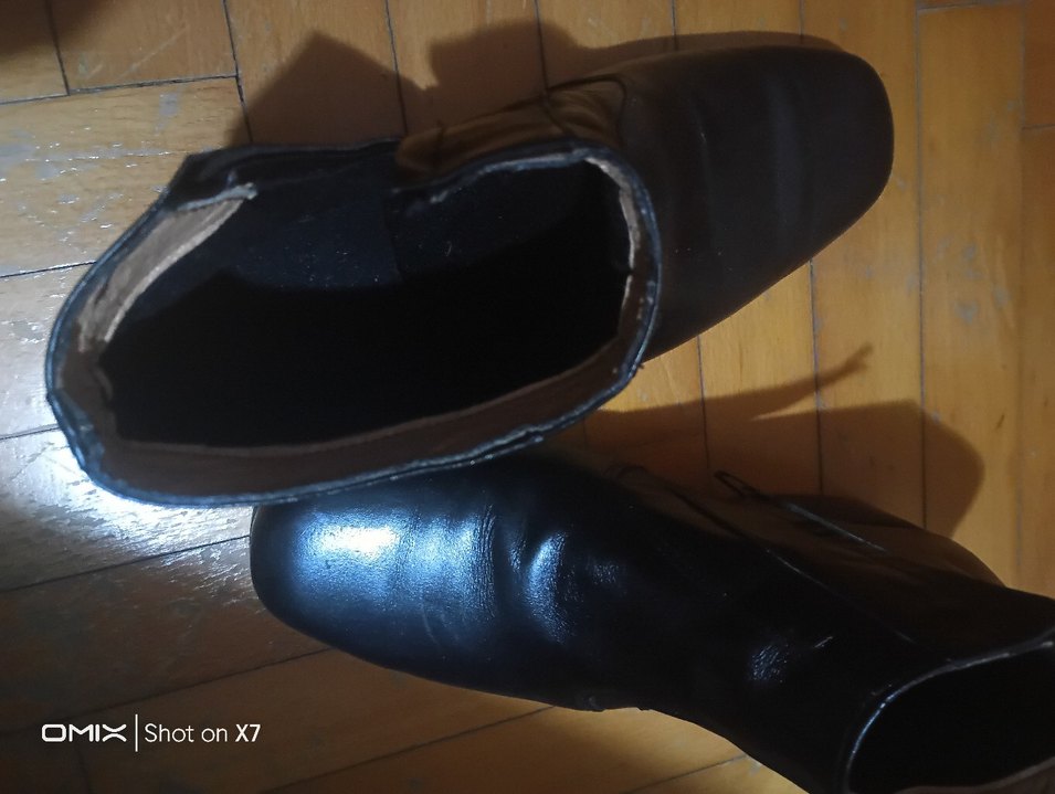 Erkek Siyah Deri Klasik Bot - Görsel 2