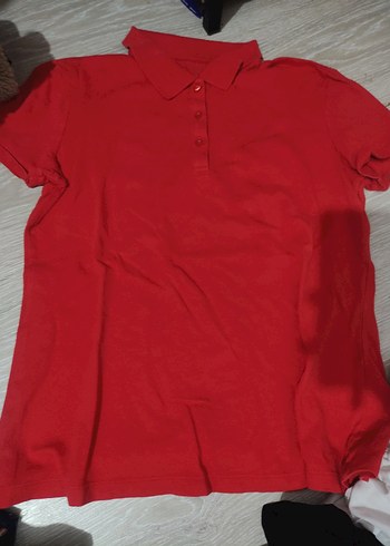 Kızlar için turuncu Polo Tişört