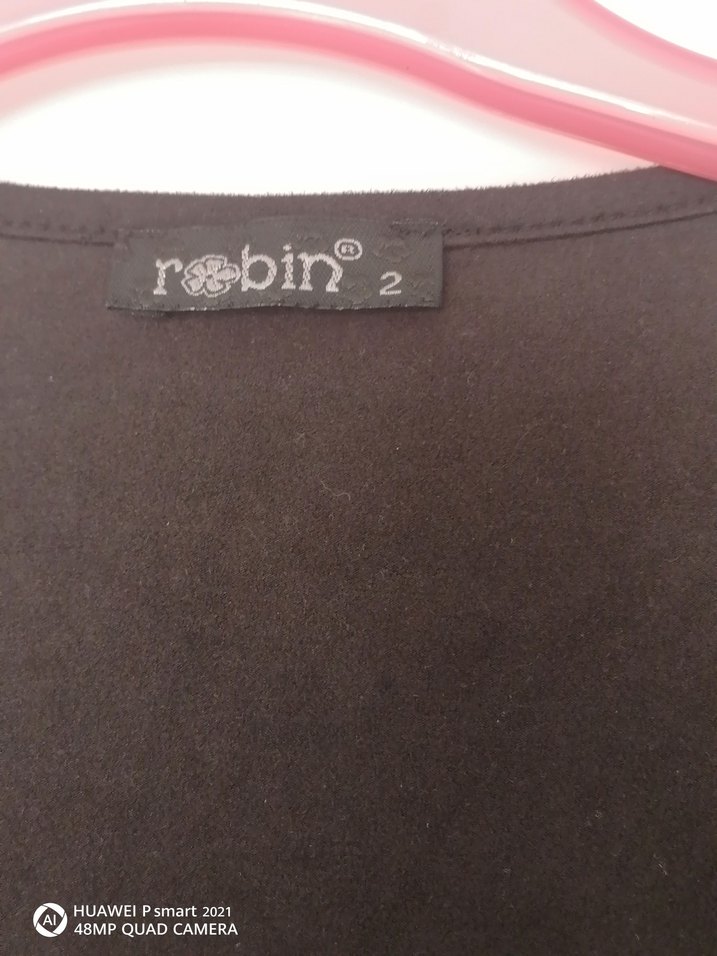 Siyah Fırfırlı Uzun Kollu Kadın Hırka - Görsel 2