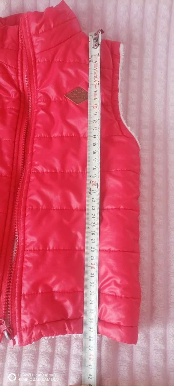 Kırmızı Fermuarlı Erkek Çocuk Yeleği - Görsel 3