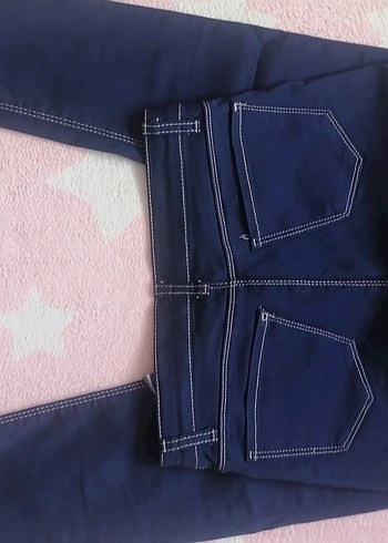 Pastel Mavi Regular Fit Denim Pantolon - Görsel 3