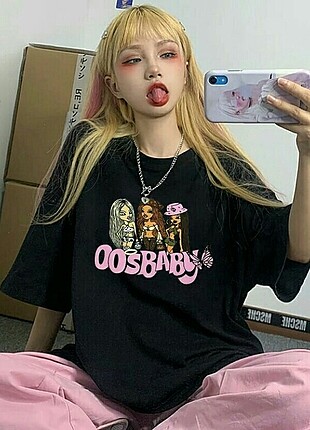 Y2k bratz oversize tshirt