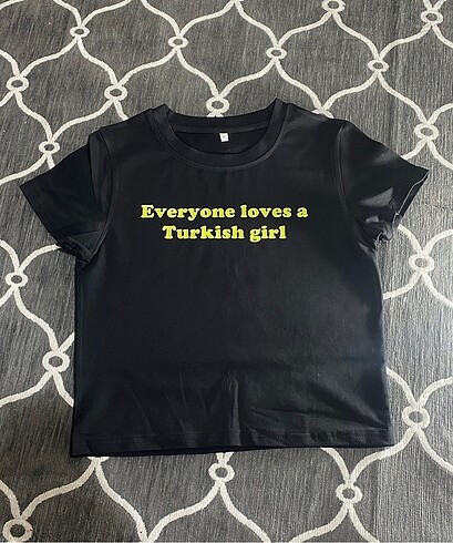 s Beden in print we trust y2k baby tee
