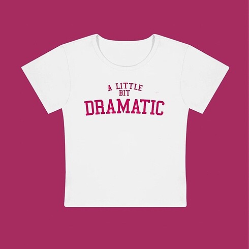 Bershka mean girls a little bit dramatic crop