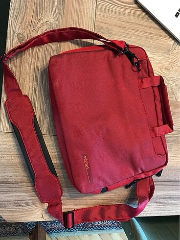 Beden bordo Renk Mini bilgisayar çantası evrak çantası