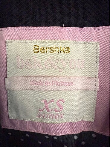 xs Beden bershka kadın ceket