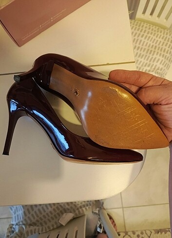 38 Beden bordo Renk Kemal Tanca Bordo Stiletto