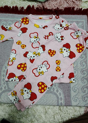 Kız Çocuk Renkli Baskılı Uzun Kollu Tişört - Görsel 5