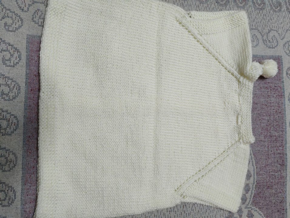 örme bebek yeleği - Görsel 2