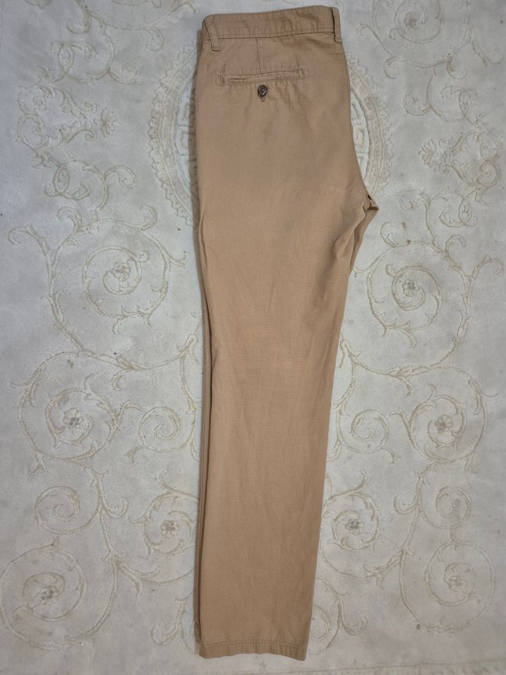 Bej Regular Fit Pamuk Erkek Pantolon - Görsel 4