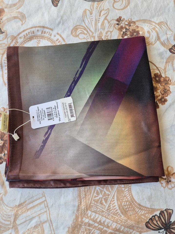 Kadın Çok Renkli eşarp - Görsel 4