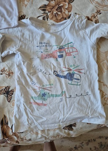 Beyaz Baskılı Erkek Çocuk Tişörtleri - Görsel 3