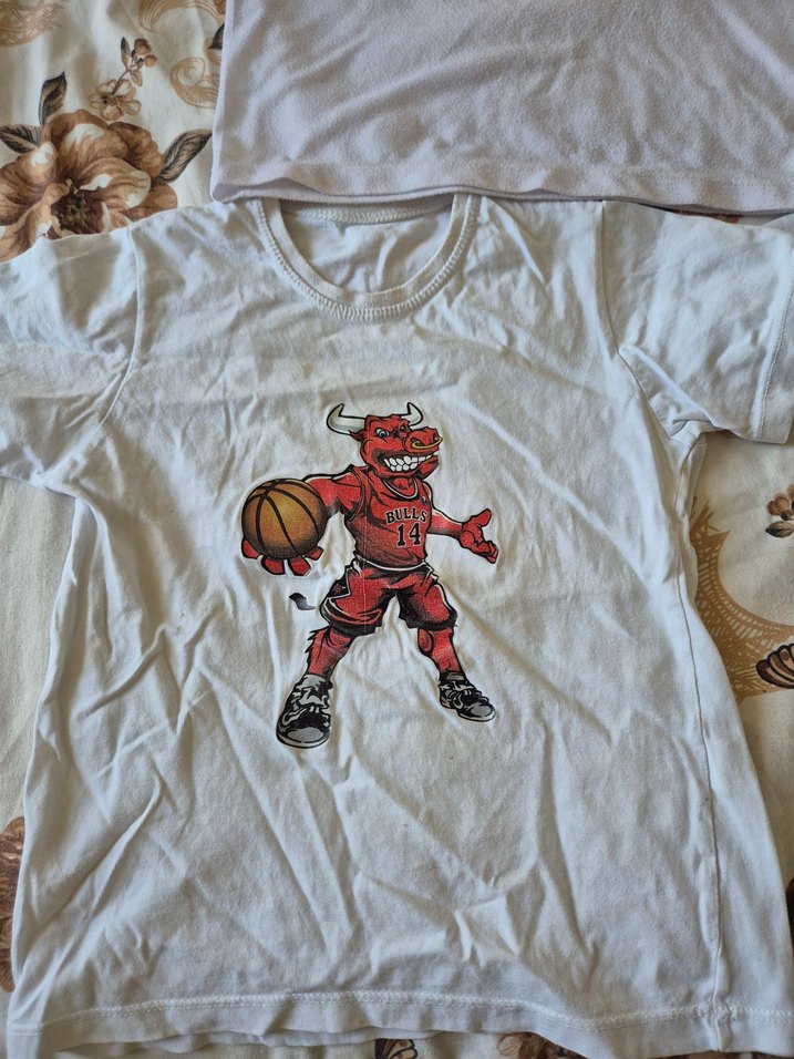 Beyaz Baskılı Erkek Çocuk Tişörtleri - Görsel 4