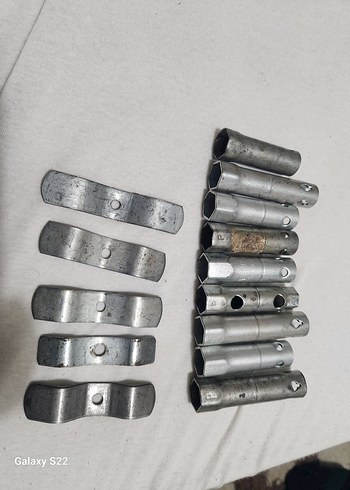 Gri Metal Çatal Kaşık Tutucu Seti