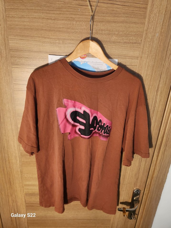 Kız Çocuk Kahverengi Baskılı Tişört - Görsel 2