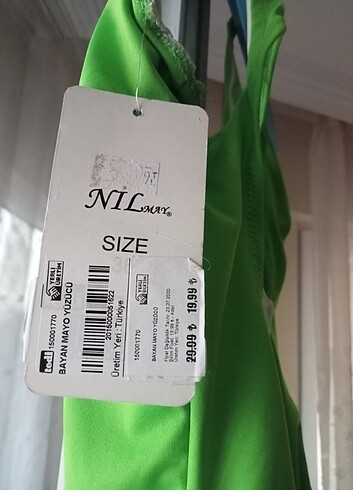 36 Beden Sıfır etiketli mayo