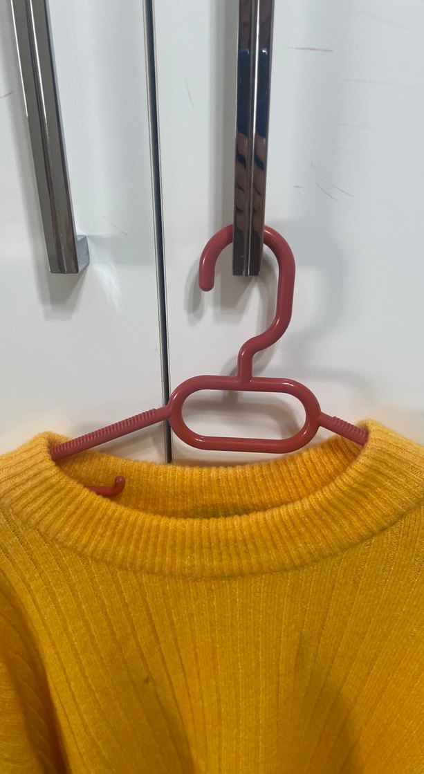 Sarı Örgü Kadın Triko Kazak - Görsel 2