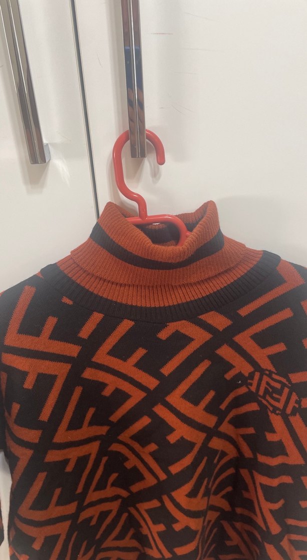 Kadın Kahverengi Yarım Balıkçı Yaka Örme kazak - Görsel 3