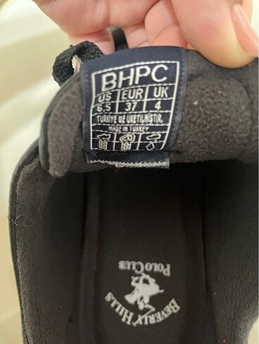 37 Beden siyah Renk 37 numara Polo clup