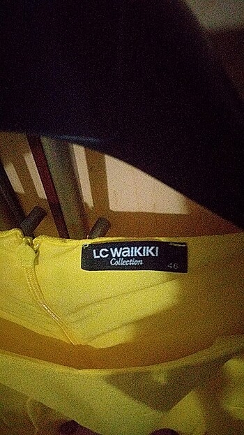 LC Waikiki Lcw Askılı krep Kumaş Buyuk Beden Elbise