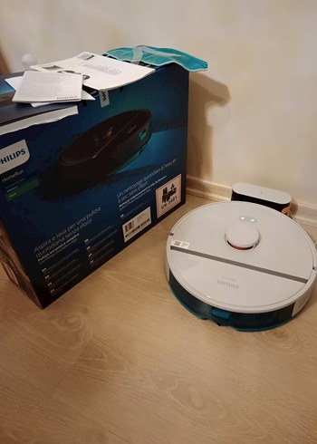 Gri Akıllı Robot Süpürge Philips - Görsel 2