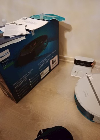 Gri Akıllı Robot Süpürge Philips - Görsel 5