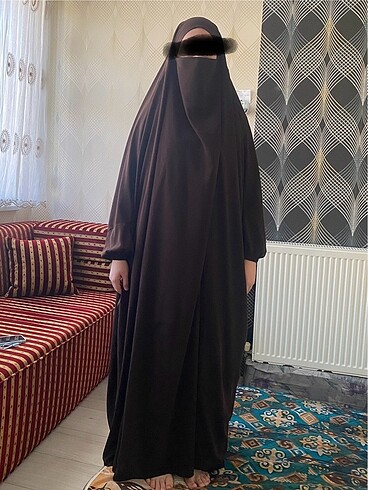 universal Beden kahverengi Renk Amine hanım kahverengi suud cilbabı
