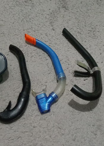 Mavi Elastik Yüzme Gözlüğü ve Dalış Maskesi