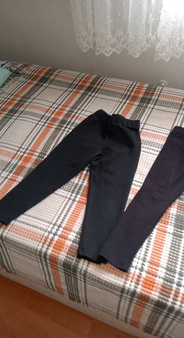 Siyah Kız Taytları, Esnek Bel, Sokak Stili - Görsel 3