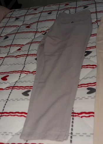 Bej gri erkek bayan Günlük Kumaş Pantolon 54 beden 2li fiyat - Görsel 5