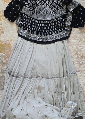 Nakışlı Boncuk İşlemeli Bohem Uzun Elbise - Görsel 3