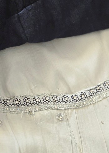 Nakışlı Boncuk İşlemeli Bohem Uzun Elbise - Görsel 6