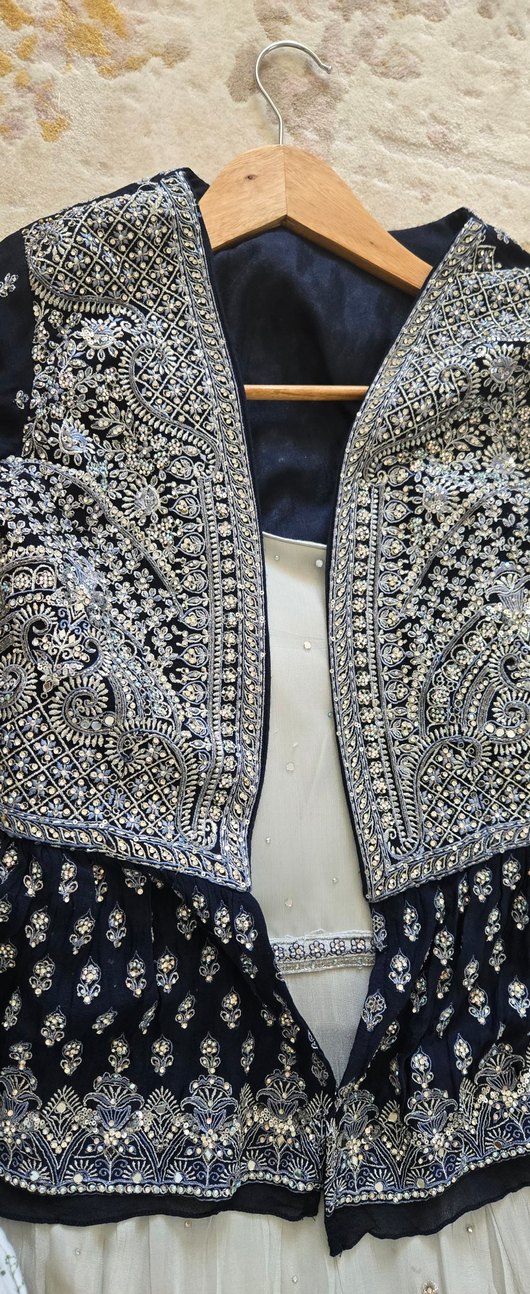 Nakışlı Boncuk İşlemeli Bohem Uzun Elbise - Görsel 2