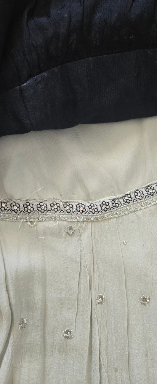 Nakışlı Boncuk İşlemeli Bohem Uzun Elbise - Görsel 5