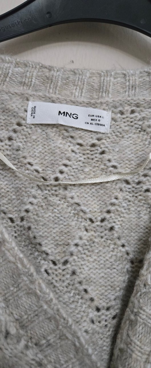 Mango Örgü kısa hırka - Görsel 4