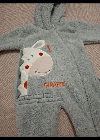 Gri Kürklü Bebek Tulum - Görsel 3