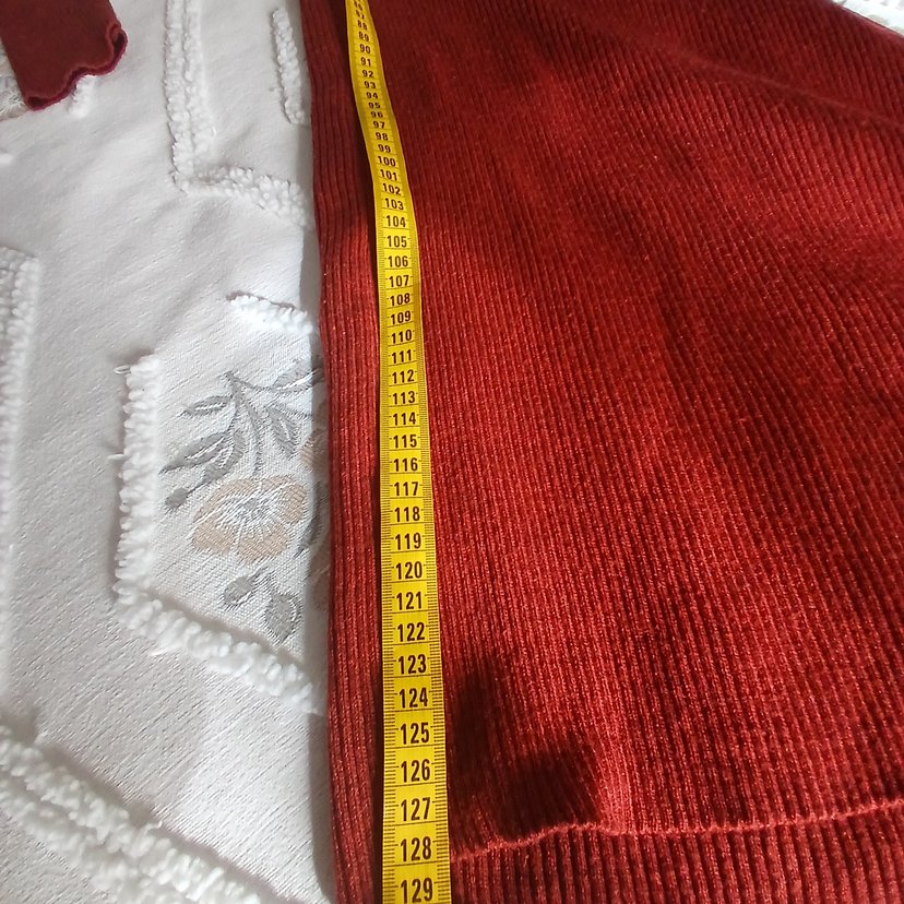 Uzun  Triko Kadın Elbise - Görsel 5