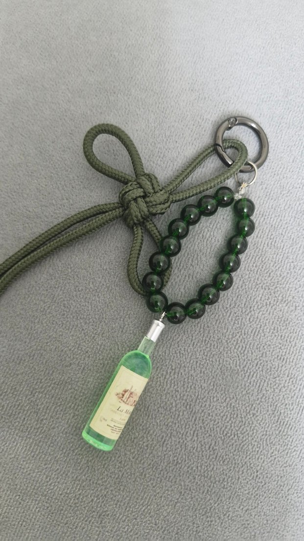 minimalist Haki şise Detaylı charm - Görsel 2