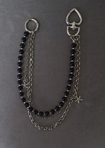siyah incilerden jeans charm - Görsel 2