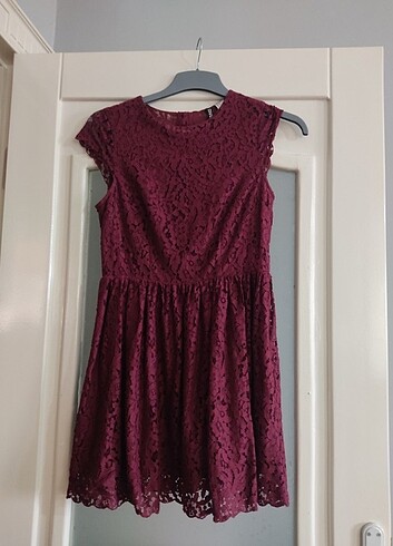 Bordo H M ELBİSE