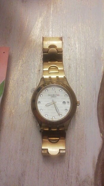 Swatch gold saat 