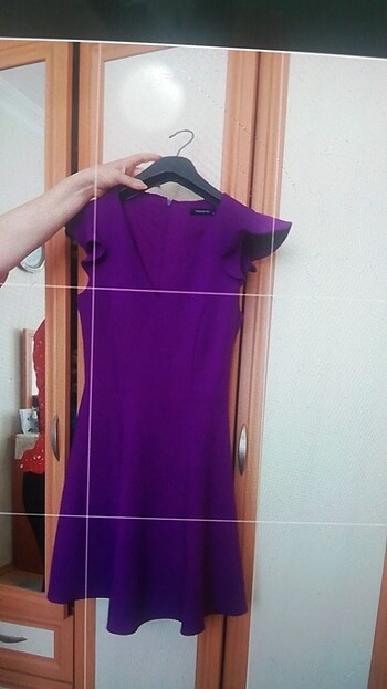 m Beden Mor #kısa elbise #bershka#mango#zara#pull bear